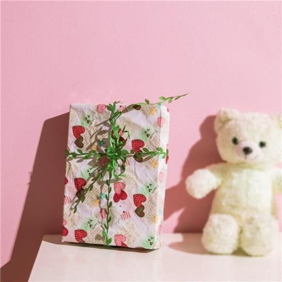 265 Ft Leaf Ribbon, Artificial Vines Leaves String Trim Ribbon Wild Jungle - Picture 6 of 7